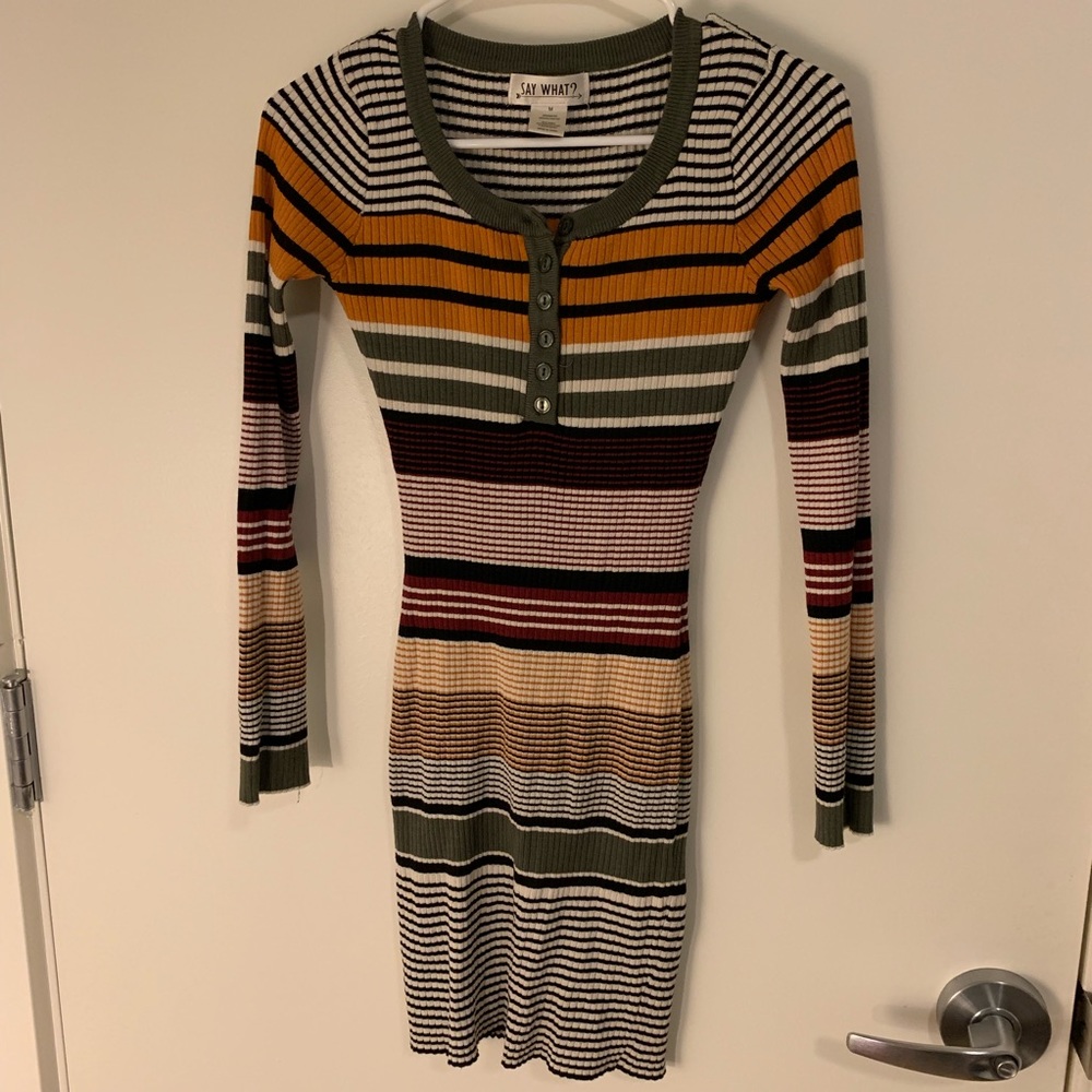 Say What Sweater Dress
